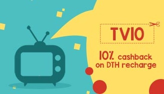 India Desire : Mobikwik TV10: Get 10% Cashback On DTH Recharges Of Rs 500